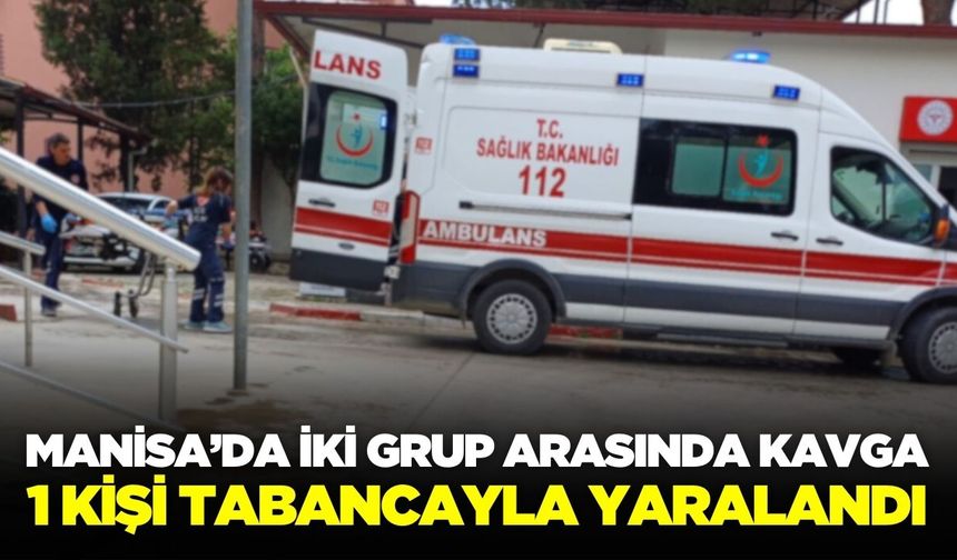 Salihli'de tartışma kanlı bitti: 1 yaralı
