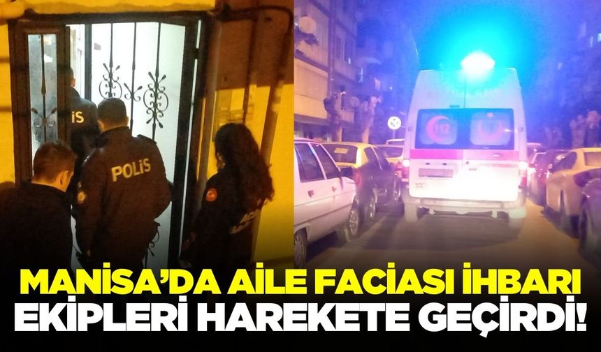 Korkutan İhbar! Şehzadeler'de Doğalgaz Paniği: Polis, İtfaiye ve Sağlık Ekipleri Sevk Edildi