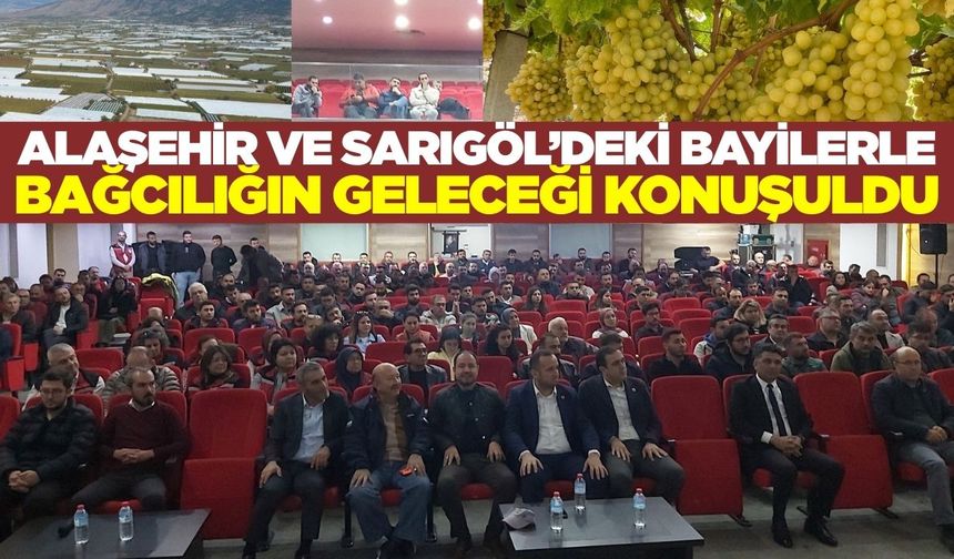 Alaşehir'de '2025 Bağ Kalıntı Eylem Planı' masaya yatırıldı