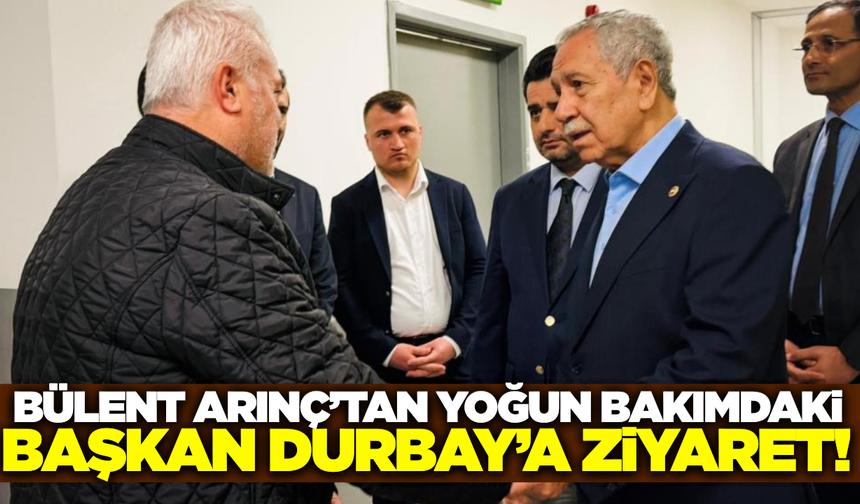 TBMM Eski Başkanı Arınç'tan Gülşah Durbay'a ziyaret