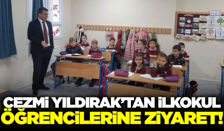 Cezmi Yıldırak, haftanın ilk gününde öğrencilerle bir araya geldi!