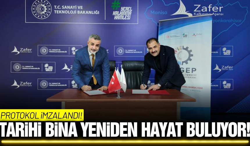 İmzalar atıldı: 120 yıllık bina yeniden hayat buluyor!