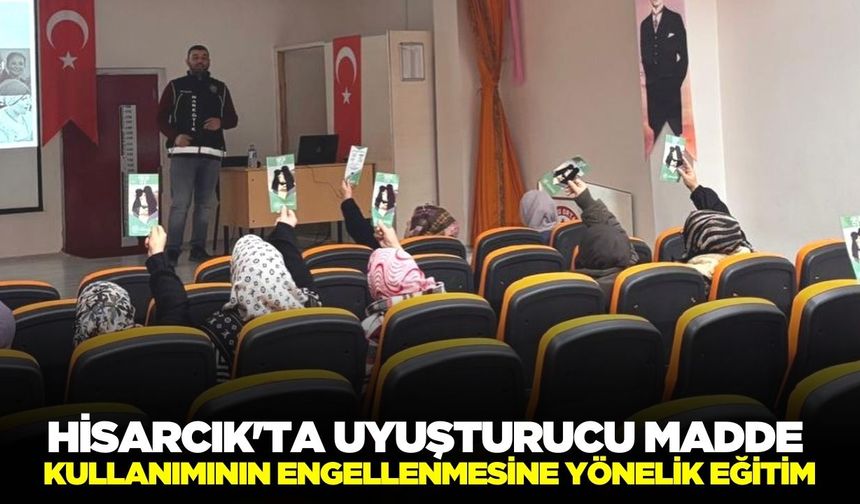 Kütahya'da madde kullanımının engellenmesine yönelik eğitim