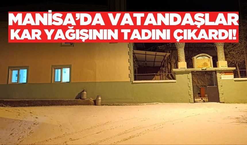 Selendi'de mevsimin ilk yar yağışı gerçekleşti