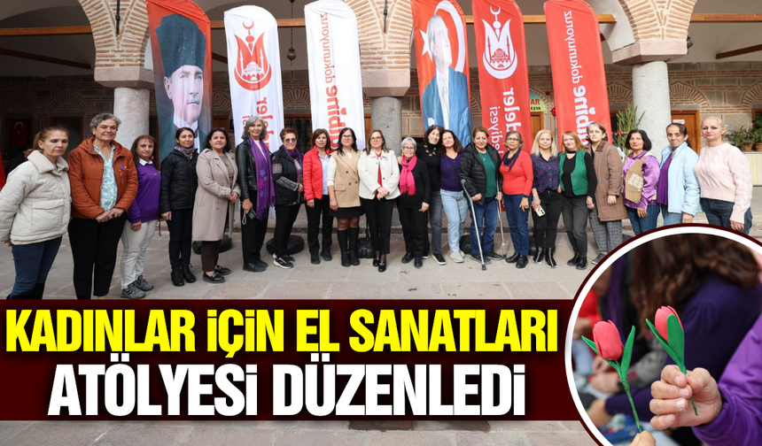 Manisa Lalesi, Tarihi Kurşunlu Han’da kadınların ellerinde hayat buldu!