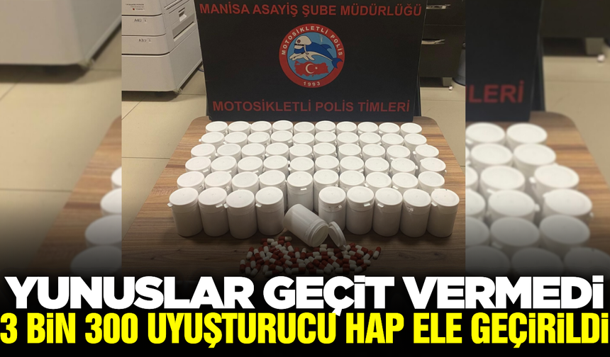Manisa'da 3 bin 300 sentetik ecza ile yakalanan zanlı tutuklandı