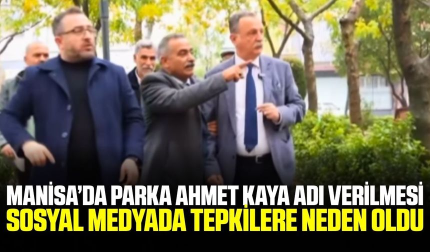 Manisa'da açılacak parka Ahmet Kaya ismi verilmesi tepkilere neden oldu