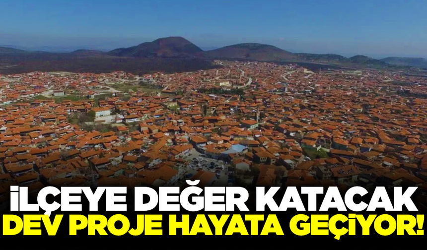 Manisa'da belediyeden ilçeye değer katacak proje!