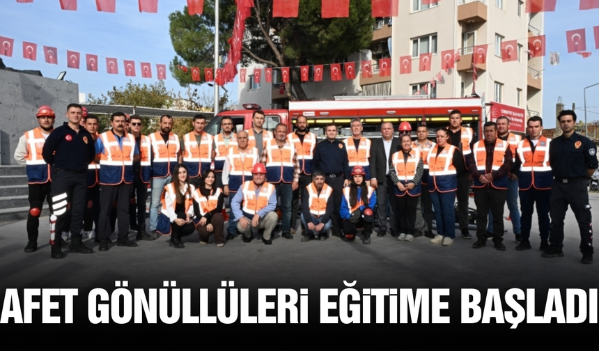 Manisa'da 'Mahalle Afet Gönüllüleri Projesi' başladı!