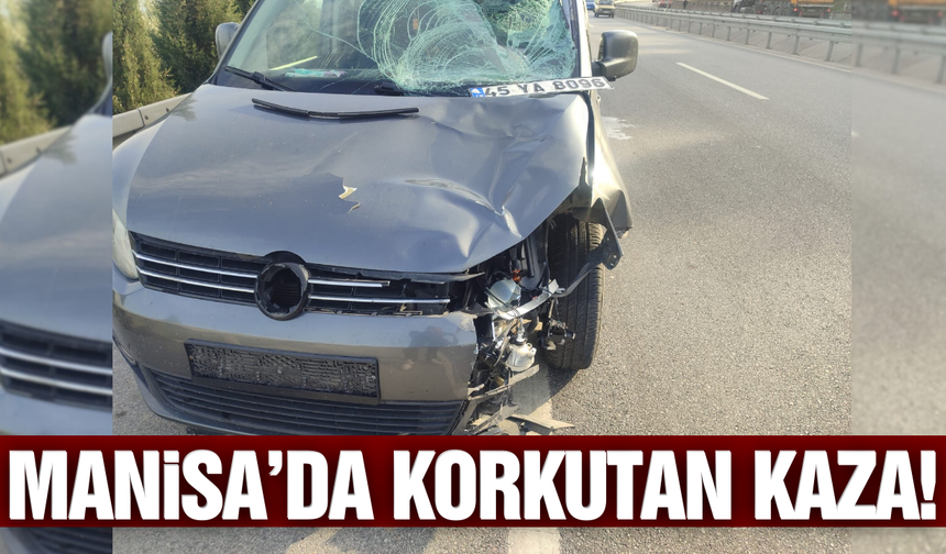 Manisa'da otomobil ile elektrikli bisiklet çarpıştı: 1 yaralı