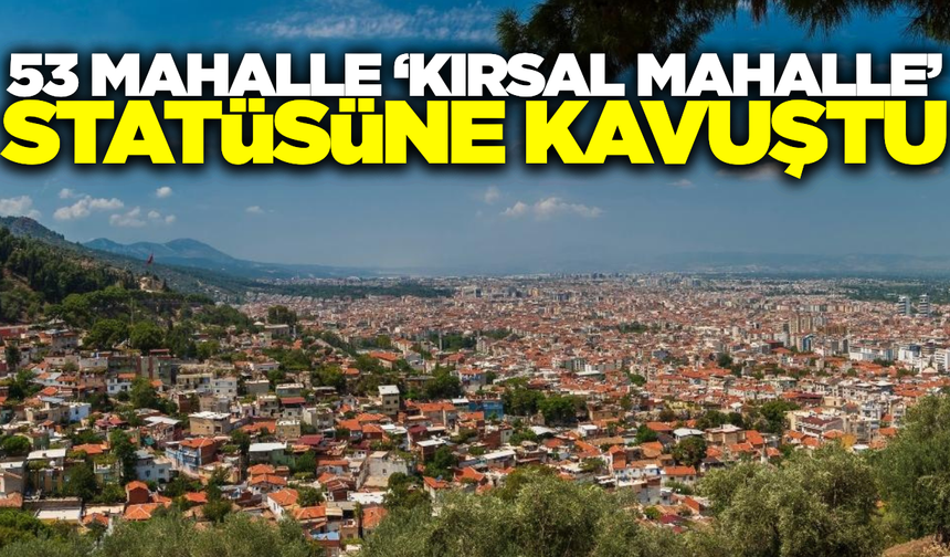 Manisa'nın ilçesinde büyük dönüşüm!
