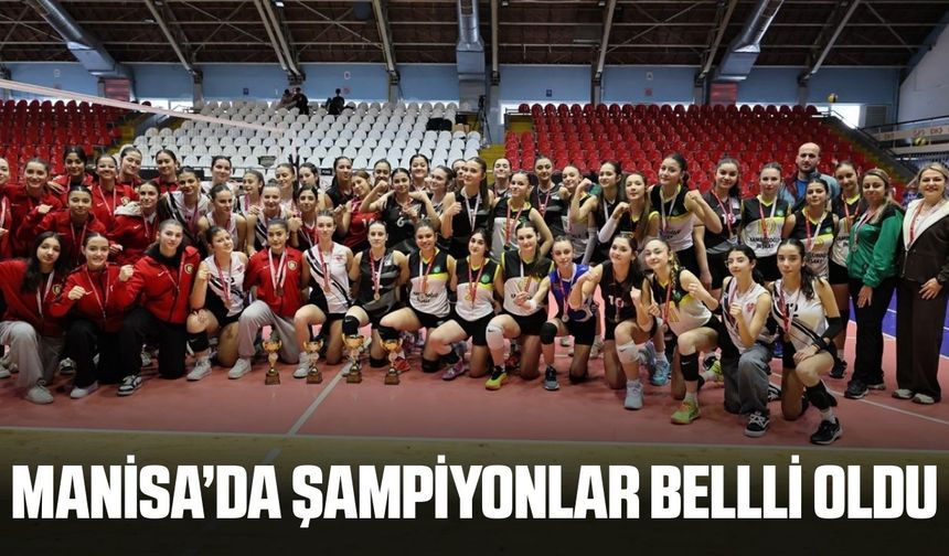 Manisa'nın voleyboldaki şampiyonları belli oldu