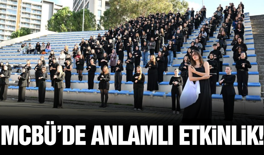 MCBÜ öğrencilerinden işaret dili performansı!