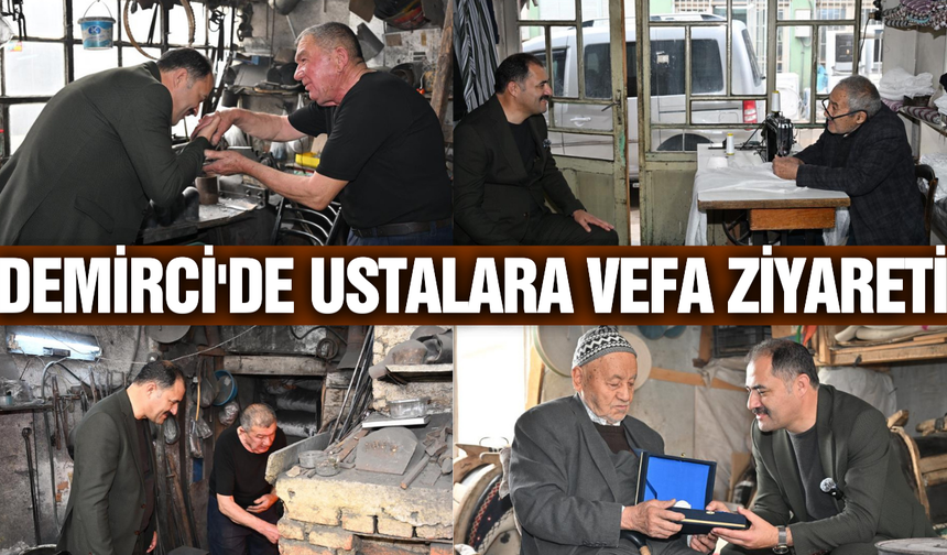 Başkan Kara'dan ustalara anlamlı ziyaret!