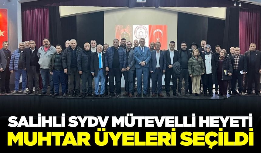 İlçede SYDV Mütevelli Heyeti Muhtar Üyeleri belli oldu