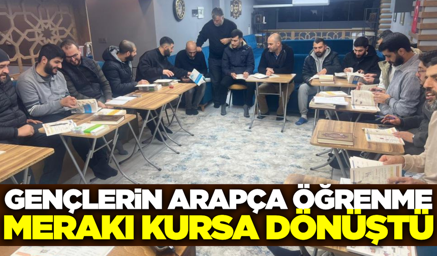 Salihli’de Arapça kursuna yoğun ilgi