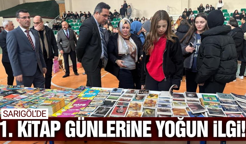 Sarıgöl 1. Kitap Günleri başladı