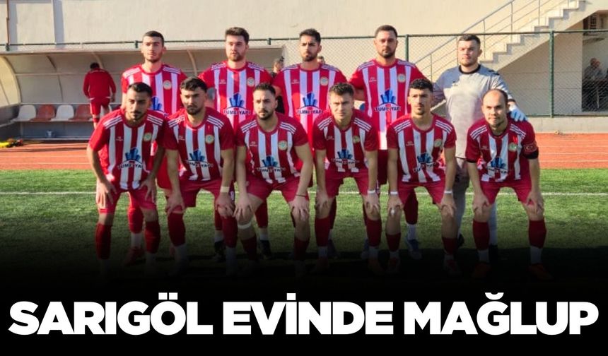 Sarıgöl evinde kaybetti!