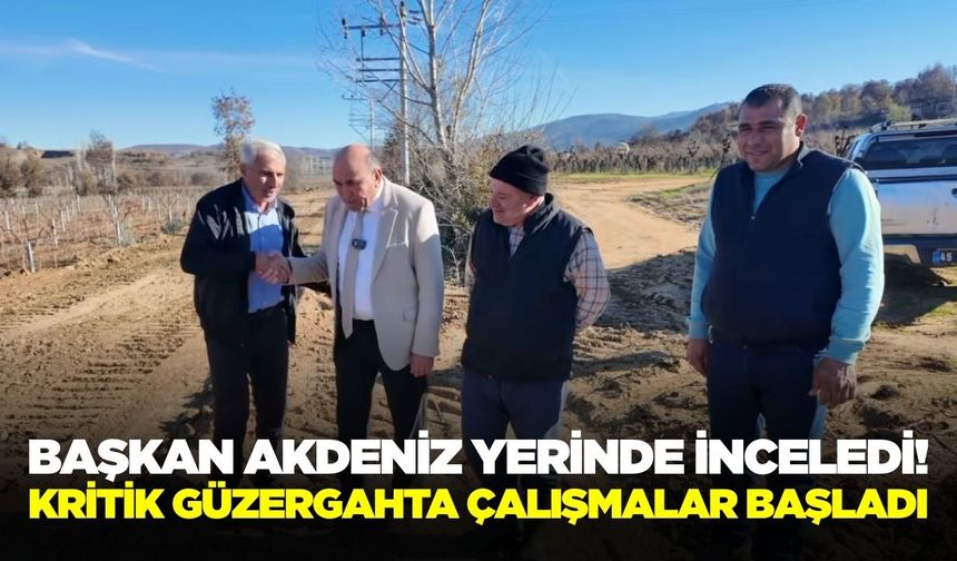 Tahsin Akdeniz’den yol müjdesi: "Çalışmalar başladı"