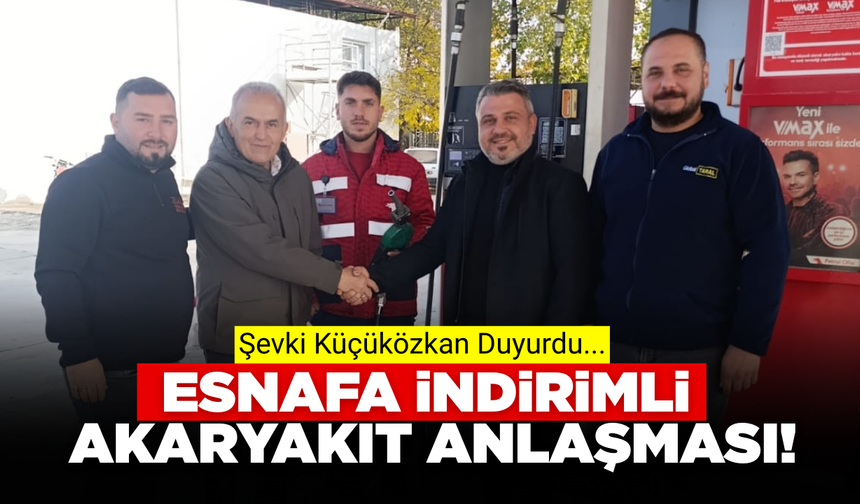 Başkan Adayı Şevki Küçüközkan’dan Sarıgöl Esnafına Akaryakıtta İndirim Anlaşması