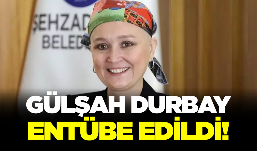 Gülşah Durbay entübe edildi