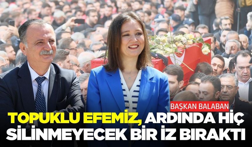 Başkan Balaban'dan duygulandıran sözler