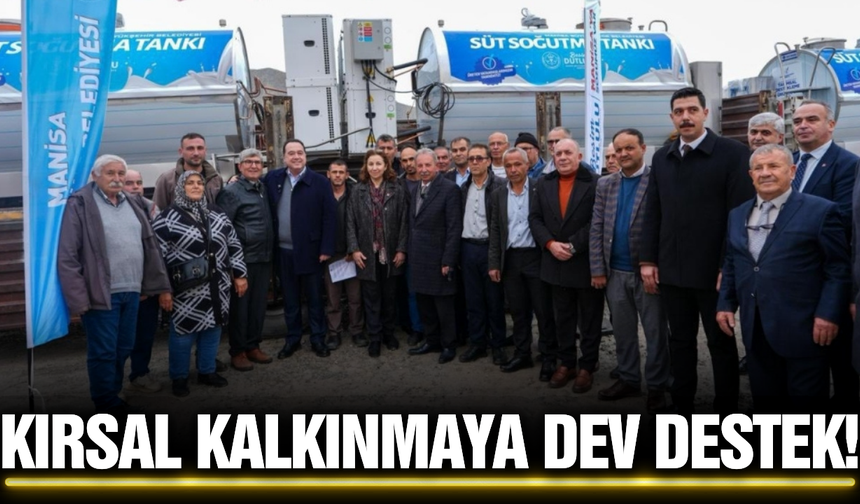 Manisa Büyükşehir'den 57 milyon TL'lik dev destek!