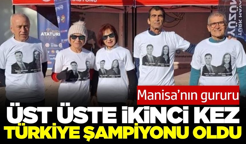 Alaşehirli atlet, kategorisinde birinci oldu