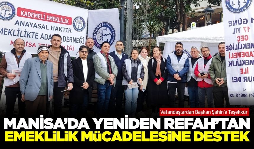 Yeniden Refah’tan EMADDER’e Tam Destek: "Kademeli Emeklilik İçin Mücadelemiz Sürecek"
