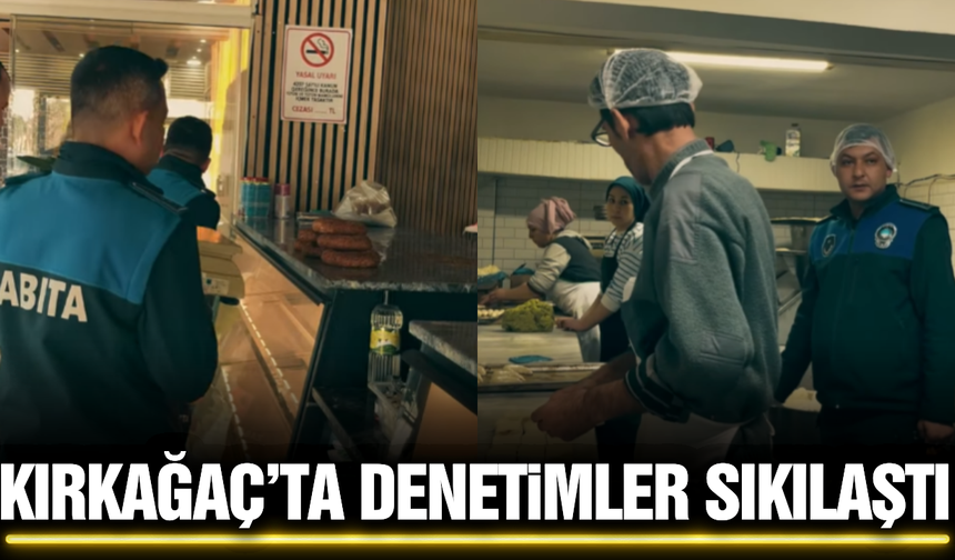 Yılbaşı öncesi Kırkağaç'ta pastanelere sıkı denetim!