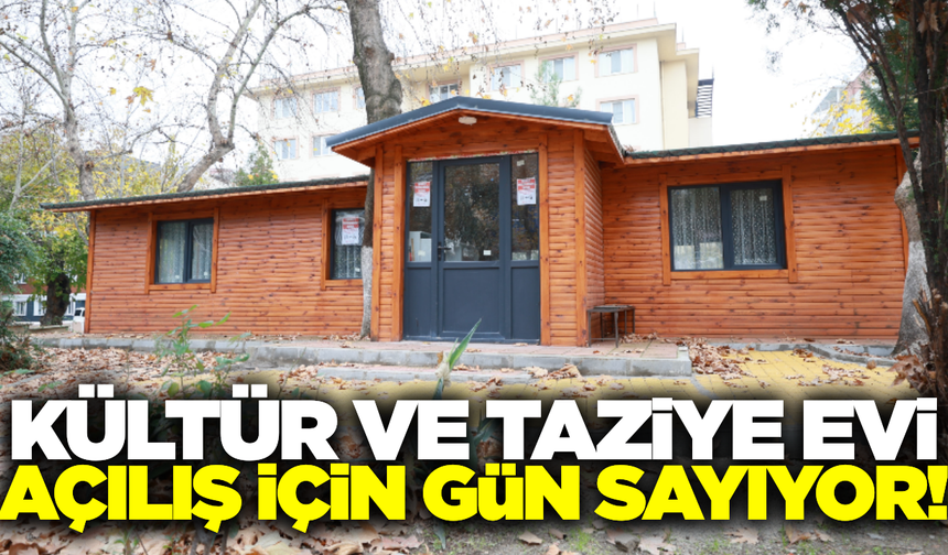 Yunusemre'de Kültür ve Taziye Evi'nde çalışmalar tamamlandı!