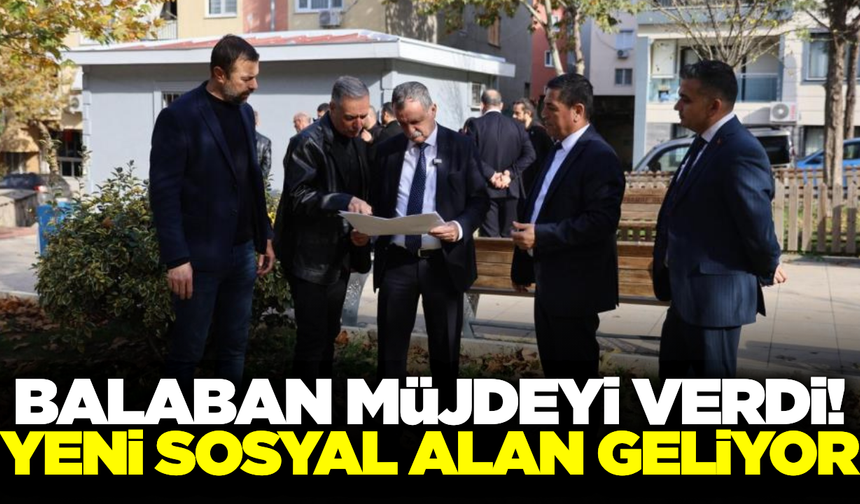 Yunusemre'ye yeni sosyal alan müjdesi!