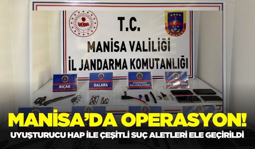 Salihli'de uyuşturucu operasyonu!
