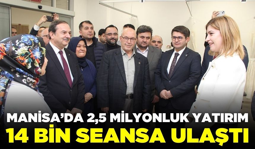 Manisa'da esnaf desteği ile kurulmuştu: 14 bin seansa ulaştı