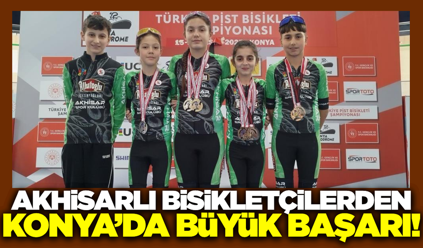Konya Velodromu’nda Akhisar rüzgarı!