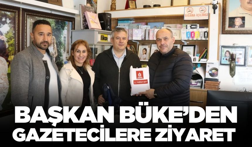 Başkan Büke’den Gazetecilere anlamlı kutlama!