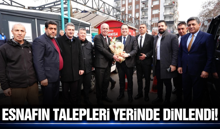 Başkan Dutlulu pazarcı esnafıyla sahada buluştu