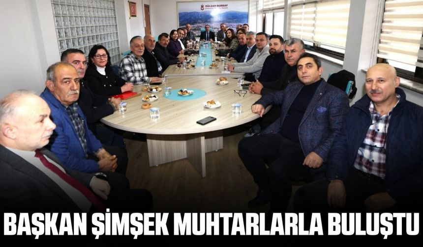 Şehzadeler Belediyesi, muhtarlarla istişarelerini sürdürüyor