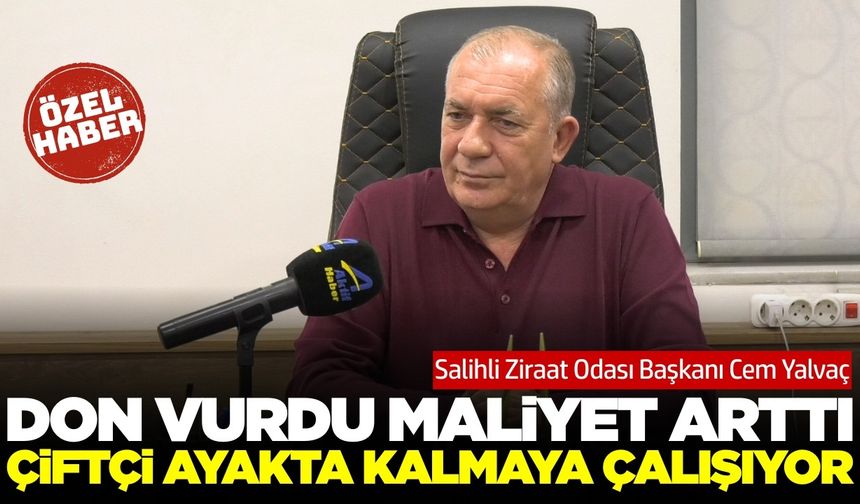 Başkan Yalvaç: 'Çiftçi tarihinin en zor yıllarından birini yaşıyor'