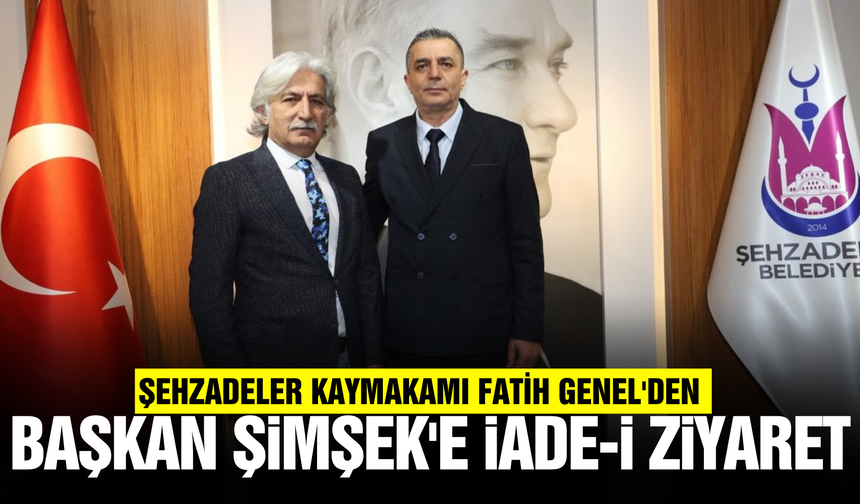 Kaymakam Genel’den Başkan Şimşek’e ziyaret