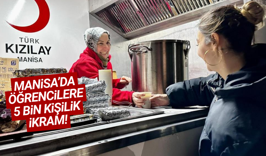 Kızılay, sınav haftasındaki gençleri yalnız bırakmadı!