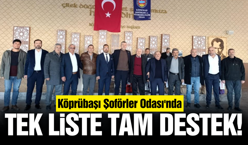 Köprübaşı Şoförler Odası'nda Ahmet Ertem güven tazeledi!