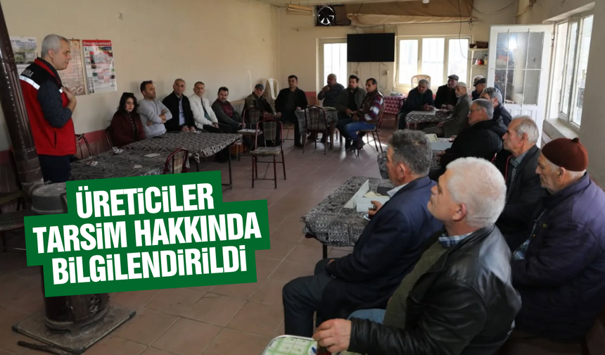 Kula'da çiftçilere TARSİM güvencesi anlatıldı