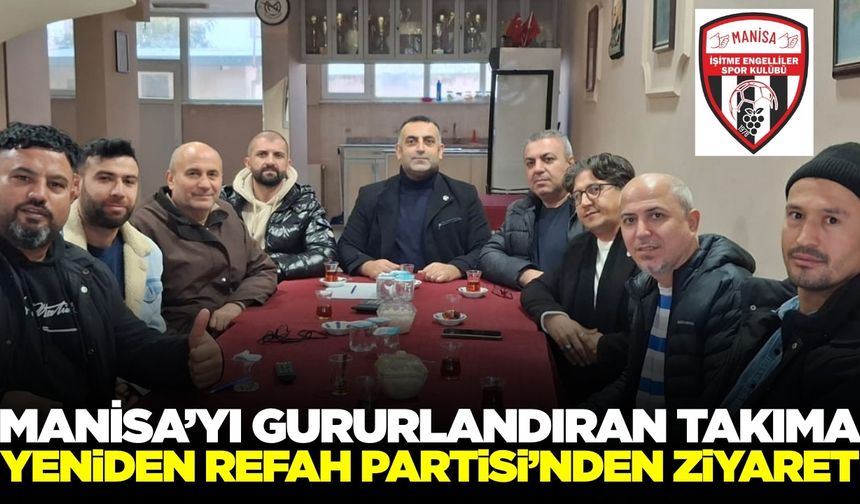 Manisa İşitme Engelliler Spor Kulübüne destek ziyareti