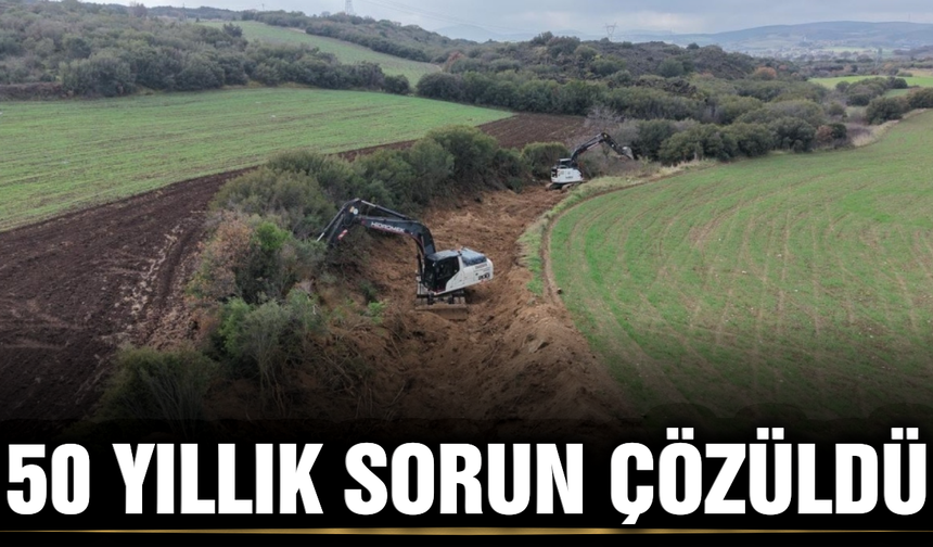 Manisa'da 50 yıllık çile sona erdi!