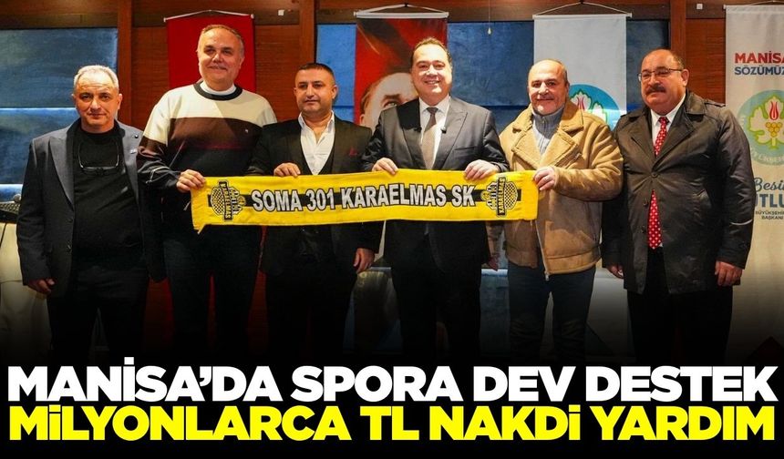 Manisa'da amatör spora rekor destek