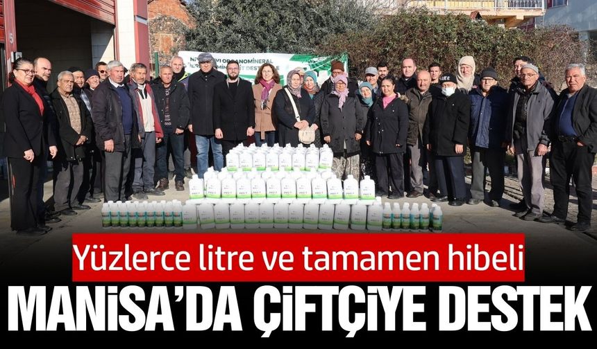 Manisa'da don mağduru üreticilere önemli destek