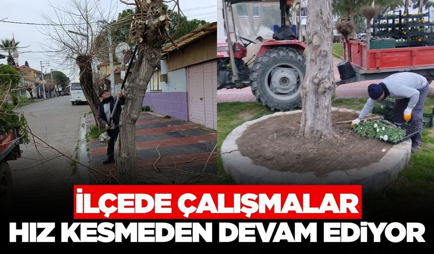 Manisa'da ekipler çalışmalarına aralıksız devam ediyor