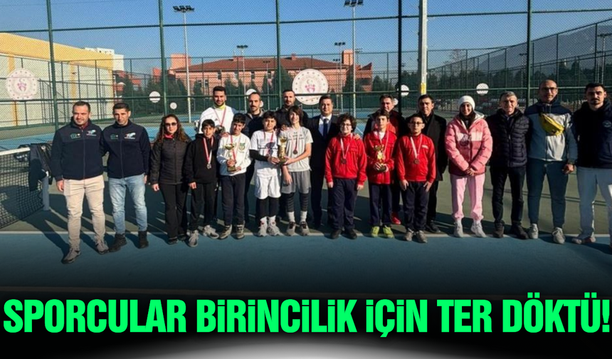 Manisa’da okul sporları tenis il birincileri belli oldu!