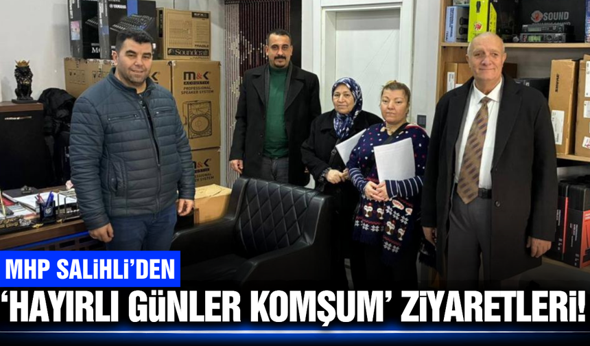 MHP Salihli, esnafın taleplerini yerinde dinledi!